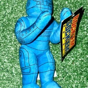 The Toy Factory Rock ‘Em Sock ‘Em Blue Boxing Fighting Robot Plush New With Tag